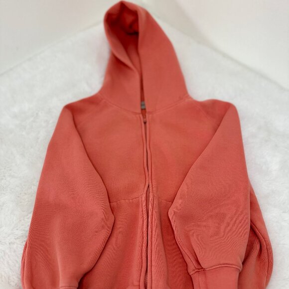 Fear of God Essentials Girls Hoodie – Coral / Salmon Pink - Picture 5 of 12